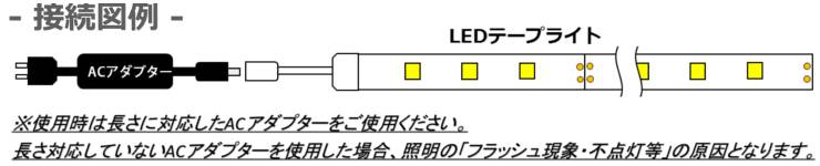 LEDテープライト シリコンチューブ TK-SS286-27K 電球色(2700K) 60粒/m